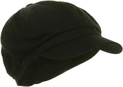 Vista 4 de e4Hats.com Gorra de periódico elástico de algodón
