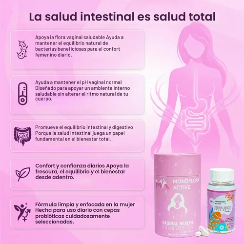 Vista 6 de Probióticos para mujeres, cápsulas probióticas vaginales con Lactobacillus y prebióticos que apoyan el equilibrio del pH vaginal, flora saludable