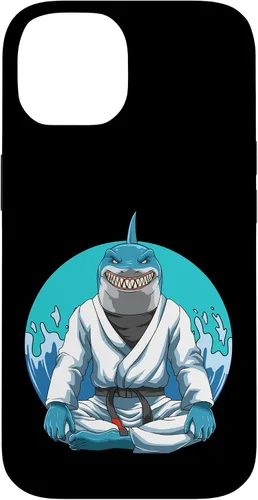 Vista 4 de Funda para iPhone 16 Jiu Jitsu Shark