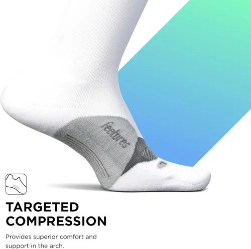 Vista 60 de Feetures Elite Light Cushion Mini Crew Sock - Calcetines deportivos con compresión dirigida