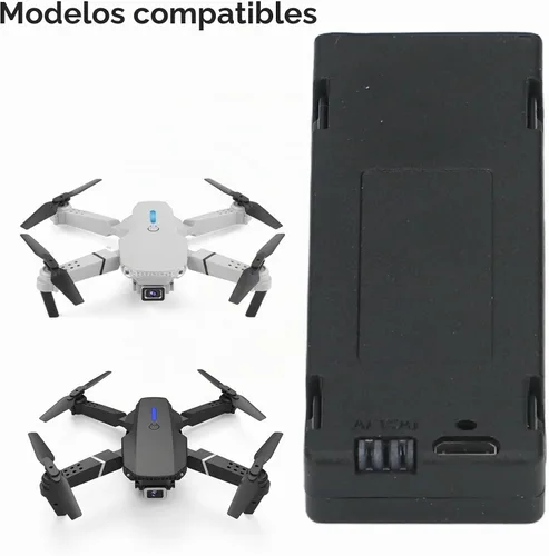 Vista 3 de Batería RC Drone Quadcopter Drone Reemplazo de Batería, 3.7V 1800mAh Li Reemplazo para UAV para E88 E88PRO E88MAX E525 E99 E99PRO P1 P5PRO K3 S1 P8