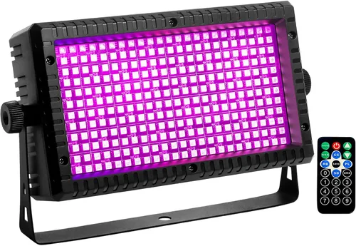 Vista 11 de Paquete de 2 luces estroboscópicas de discoteca para fiesta, 32 mini luces LED estroboscópicas para fiestas, luces estroboscópicas enchufables