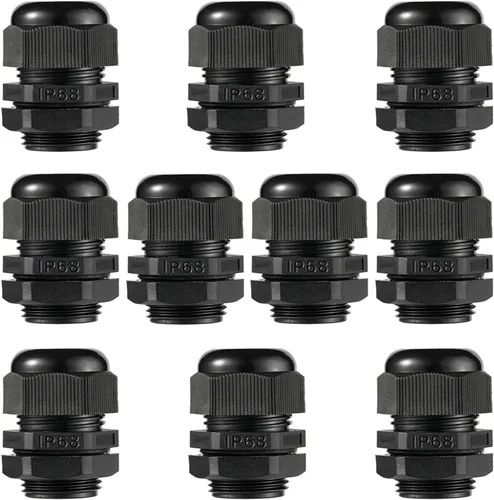 Vista 14 de Prensaestopas PENGLIN - Conector de cable de nailon NPT de 1-1/2 pulgadas, conector de cable de alivio de tensión, tuerca de bloqueo ajustable