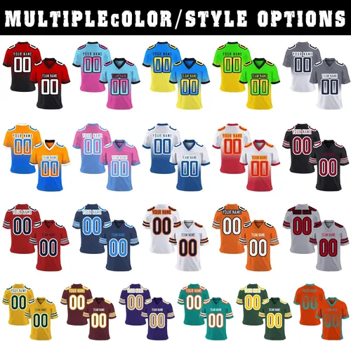 Vista 2 de Camisetas de fútbol personalizadas para hombres y mujeres, personalizadas, con nombre del equipo, camisetas deportivas personalizadas, regalos