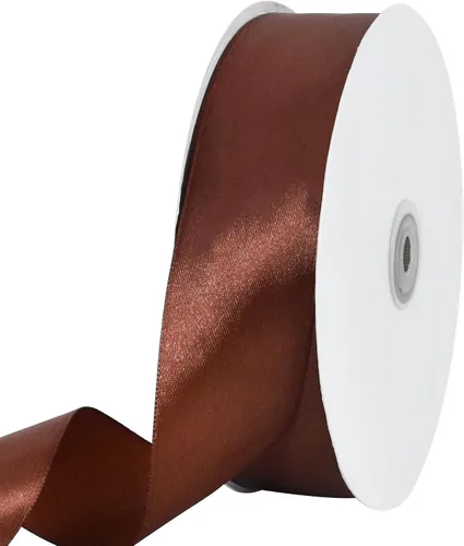 Vista 65 de TONIFUL 1-1/2 Pulgadas (40mm) x 100 Yardas Cinta de Satén Rosa Bebé Ancha de Tela Sólida para Envolver Regalos, Cinta para Silla, Día de San