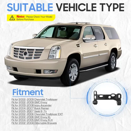 Vista 2 de Kits de suspensión de brazos de control inferiores delanteros para Chevy Trailblazer 2002-2009, Chevy Trailblazer EXT 2002-2006, GMC Envoy 2002-2009