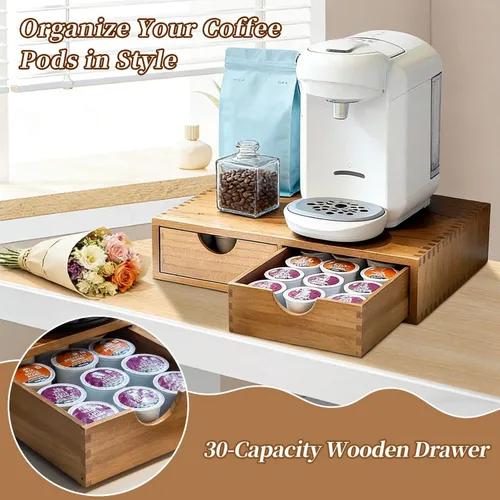 Vista 11 de Organizador de tazas K, cajón con soporte para cápsulas de café