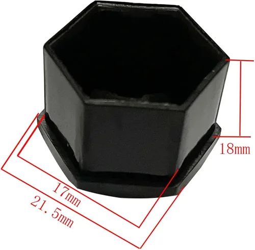Vista 3 de 20 tapas de tuerca de llanta de 0.67 pulgadas + herramienta de extracción de repuesto para Audi Lug Nut Cap MKV GTI VW Saab Beetle 321601173A