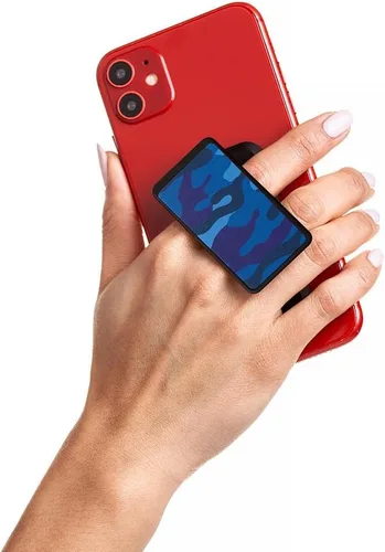 Vista 9 de HANDL New York Agarre y soporte de mango de camuflaje gris para smartphone