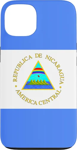 Vista 7 de Funda para iPhone 17 inspirada en el escudo de armas de Nicaragua