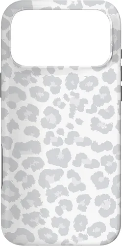 Vista 22 de Blanco Gris Guepardo Estampado De Leopardo Animal Skin Lindo Moda Caso Para iPhone 17