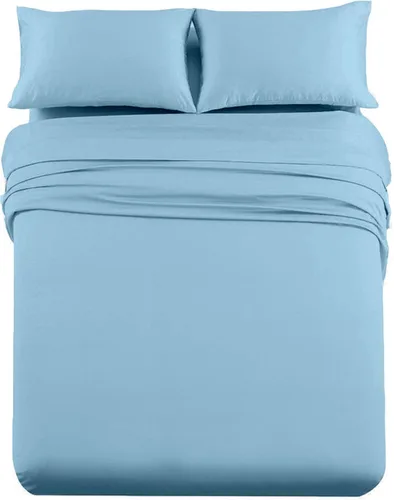 Vista 10 de Cottingon Juego de sábanas de 5 piezas tamaño King dividido para camas dobles ajustables, sábanas de microfibra de lujo suave XL para colchón