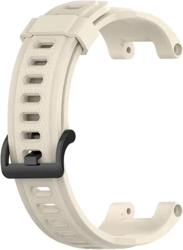 Vista 3 de BabyValley Correa compatible con Amazfit T-Rex/T-Rex Pro Band de silicona suave, pulsera de repuesto para Amazfit T-Rex/T-Rex Pro Sport Correa Beige