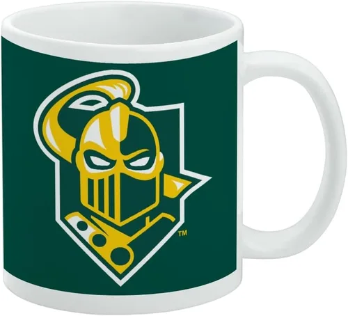Vista 254 de Taza de cerámica con el logotipo principal de la Universidad Rider, taza de regalo novedosa para café, té y bebidas calientes, 11oz, blanca