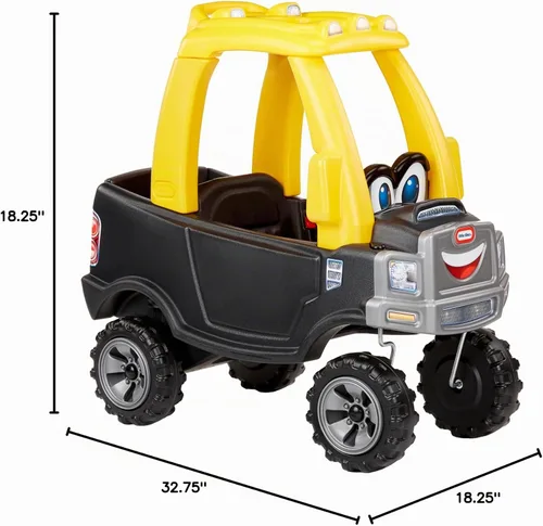 Vista 7 de Little Tikes – Camión acogedor para montar en color negro