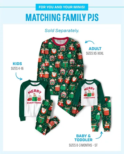 Vista 3 de The Children's Place - Pijama de algodón de 2 piezas para niños, corte ceñido, para Halloween
