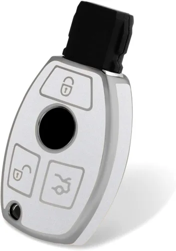 Vista 11 de Funda para llavero de automóvil de Mercedes Benz, con protección de TPU suave, compatible con Mercedes Benz C E S M CLS CLK G Class Keyless Smart