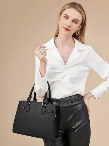 Vista 2 de Carteras y bolsos para mujer, bolso de mano de moda con asa superior