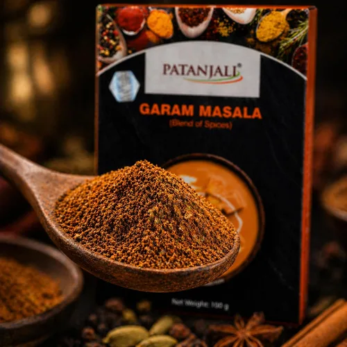 Vista 9 de Patanjali Garam Masala 100g / 0.22 lb