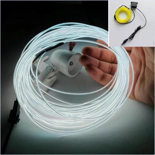 Vista 12 de Tira de luces LED de 360° – con opciones de alimentación de batería/USB – Luces LED flexibles para dormitorio, decoración del hogar, diseños