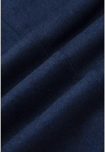 Vista 8 de Lisskolo Abrigo de lana para hombre, mezcla de lana, doble botonadura, cuello con muescas, abrigo de lana cálido, chaquetas de invierno