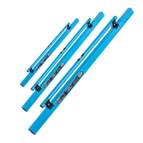 Vista 7 de OX TOOLS Serie Pro Nivel de concreto de 48 pulgadas con vial nivelador Aleación estructural resistente Mango ergonómico Ligero y reversible