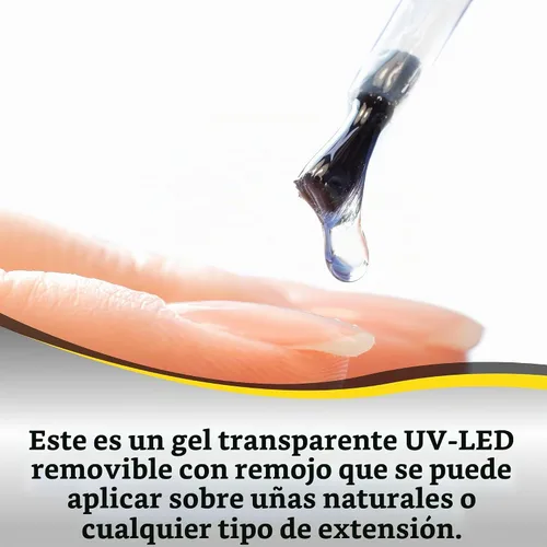Vista 7 de Mia Secret Gel UV LED con acabado de vidrio 0.5 onzas líquidas - 0.5 fl oz