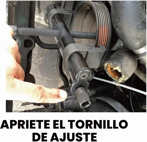 Vista 6 de Kit extractor de polea universal Powerbuilt, juego de herramientas especializadas para motor y tren de transmisión, quitar poleas serpentinas