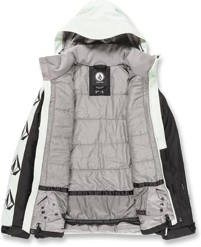 Vista 3 de Volcom Chaqueta de snowboard con aislamiento de piedras icónicas para hombre PARENT