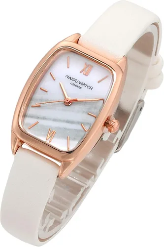 Vista 8 de Top Plaza Reloj de pulsera de cuero de moda para mujer, rectángulo, elegante, simple, analógico, de cuarzo, para vestir