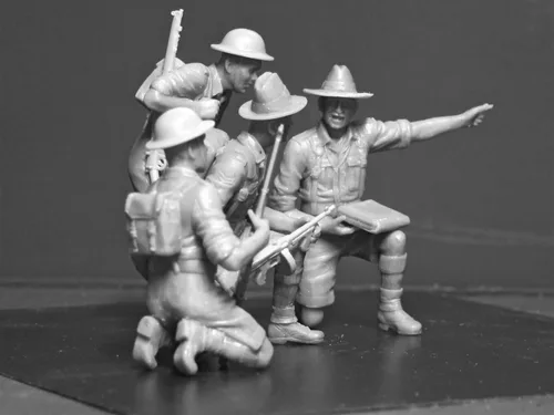 Vista 9 de ICM Modelos CM Gurkha Rifles 1942-1944 Modelo Kit (escala 1/35)
