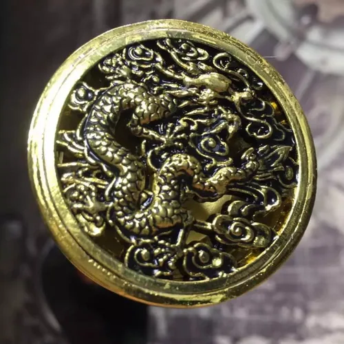 Vista 7 de Espada suprema, hecha a mano (hoja azul de acero de alto carbono, vaina de madera negra) Chinese sword