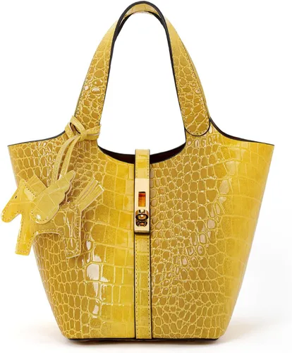 Vista 28 de Bolso de mano para mujer, de piel vegana, bolso de mano con asa superior, bolso de hombro con bolso pequeño desmontable