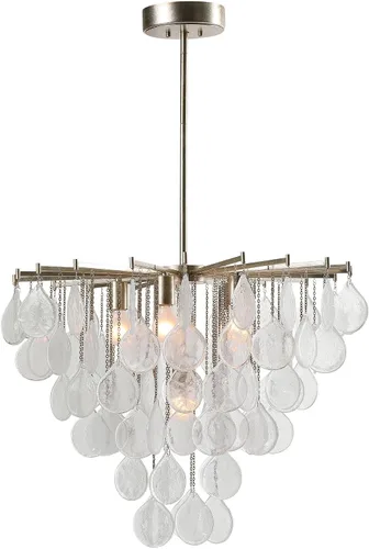 Vista 5 de Uttermost Goccia - Colgante de cristal con forma de lágrima de 6 luces