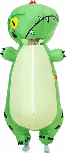 Vista 2 de FUNNY COSTUMES Disfraz de dinosaurio T-Rex para adultos, tamaño gruñón