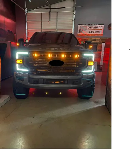Vista 3 de Rejilla Super Duty 2020-2022 compatible con luz solo con Lariat