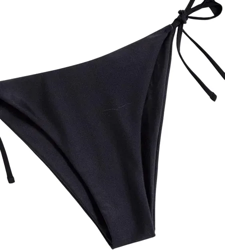 Vista 4 de SweatyRocks Traje de baño de 2 piezas de manga larga para mujer, bikini de corte alto, tankini con protección contra rush