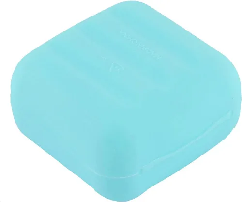 Vista 4 de uxcell Plástico Viaje Mini Jabonera Caja Titular Caja Contenedor Azul