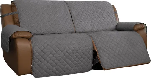 Vista 19 de Easy-Going Funda para Loveseat Reclinable de Gran Tamaño, Funda de Sofá Reversible para Reclinable Doble, Funda de Sofá Dividida para Cada Asiento