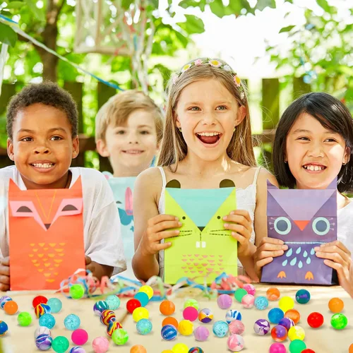 Vista 7 de Pllieay 200 piezas de pelotas rebotadoras, bolas hinchables de 32 mm para regalos de fiesta para niños, pelotas rebotadoras a granel para regalos