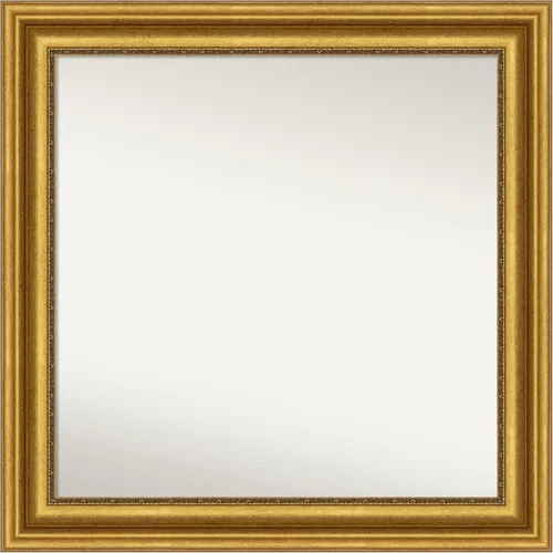 Vista 39 de Amanti Art Espejo de pared, elegante espejo con marco de miel cepillada para decoración de pared o uso como espejo de baño para sobre el fregadero
