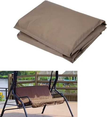 Vista 8 de Ejoyous Funda de cojín para columpio de patio, para silla de columpio al aire libre, cubierta de asiento de hamaca de repuesto para columpio de 3