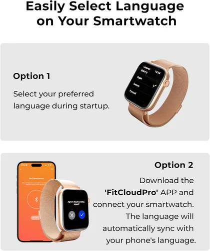 Vista 7 de Reloj inteligente para hombres/mujeres, pantalla táctil AMOLED de 1.85 pulgadas, hacer/responder llamadas, rastreador de fitness con frecuencia