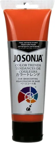 Vista 38 de Jo Sonja Color Trends - Tubo acrílico de flujo mate de 4 onzas - Latón antiguo