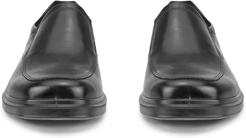 Vista 2 de ECCO Mocasines sin cordones Helsinki 2.0 con punta de delantal para hombre, Negro, 9-9,5