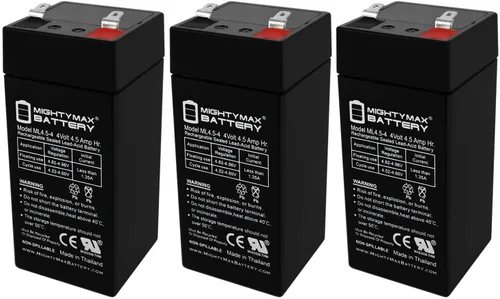 Vista 13 de Mighty Max Battery 4 Volt 4.5 Ah Batería de plomo sellada Marca Producto