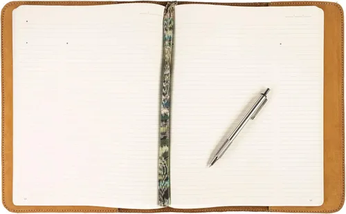 Vista 4 de Hide & Drink, Journal Cover Compatible with Moleskine Cahier XXL (8.5 x 11 in.) Genuine Protector, Full Grain Leather, Handmade, Old Tobacco
