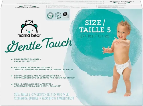Vista 25 de Marca Amazon - Pañales Mama Bear de toque suave, talla 1, 50