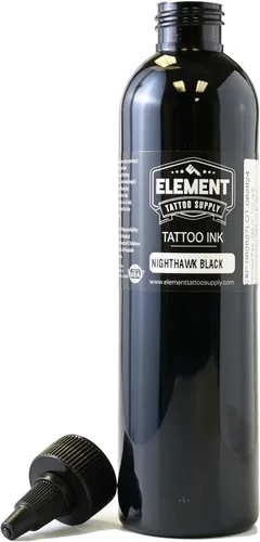 Vista 10 de Element Tattoo Supply - Tinta negra para tatuaje, 8 onzas, tinta negra Negro