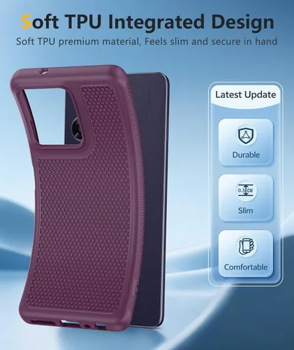 Vista 508 de FNTCASE Funda para iPhone 17 Pro: Fundas delgadas translúcidas de color azul claro compatibles con MagSafe, protección completa de la cámara